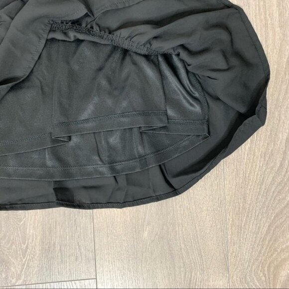 Anthropologie dRA Sham Camisole Blouse Top Flowy Ruffle Peplum Black Size Small - Picture 7 of 15